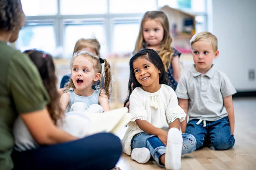 children in sunday school